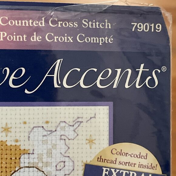 Creative Accents Wizard Sorcier Cross Stitch Kit 5 X 7 2005 Dimensions UNUSED - Picture 5 of 6